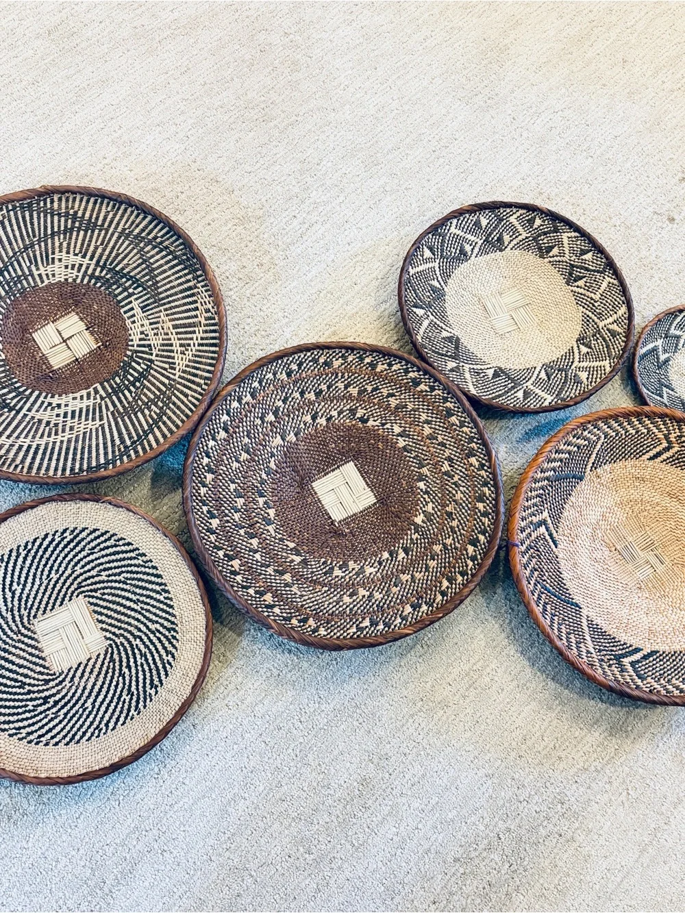NEW Africa Woven Basket. Made by the Binga people of Zambia/Zimbabwe